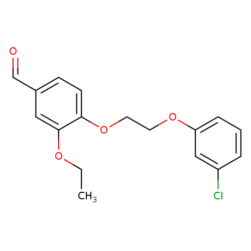 4-[2-(3-chlorophenoxy)ethoxy]-3-ethoxybenzaldehyde
