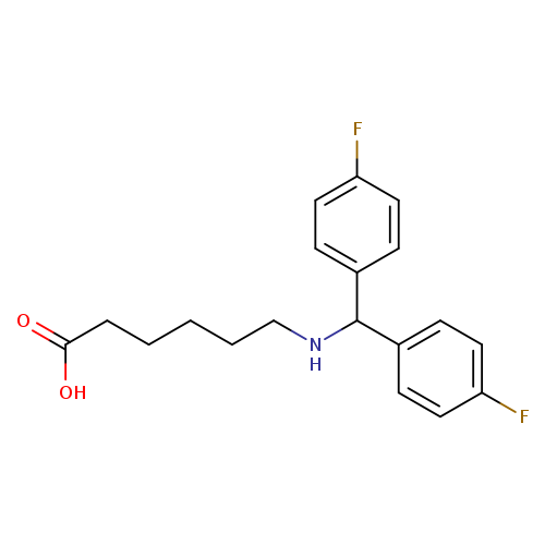 6-{[bis(4-fluorophenyl)methyl]amino}hexanoic acid