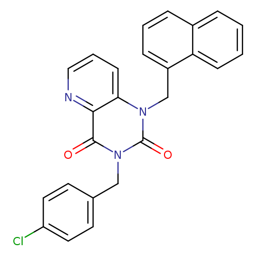 3-[(4-chlorophenyl)methyl]-1-[(naphthalen-1-yl)methyl]-1H,2H,3H,4H-pyrido[3,2-d]pyrimidine-2,4-dione