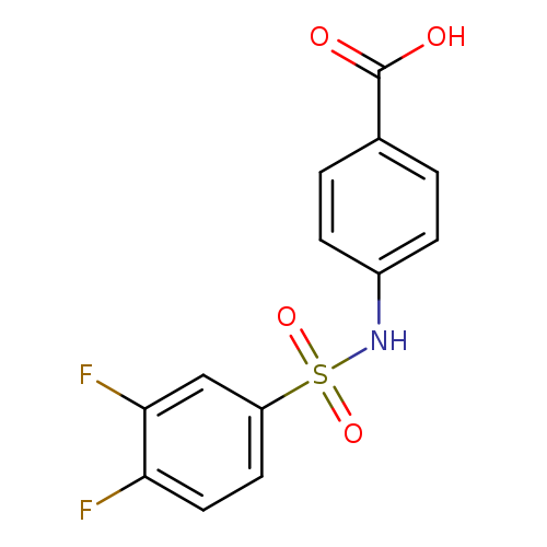 4-(3,4-difluorobenzenesulfonamido)benzoic acid