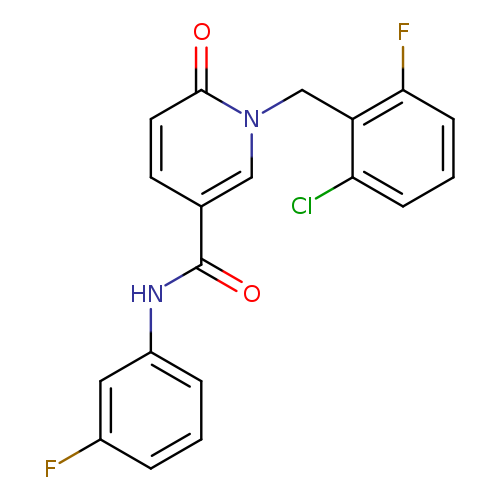 1-[(2-chloro-6-fluorophenyl)methyl]-N-(3-fluorophenyl)-6-oxo-1,6-dihydropyridine-3-carboxamide