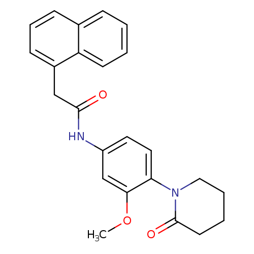 N-[3-methoxy-4-(2-oxopiperidin-1-yl)phenyl]-2-(naphthalen-1-yl)acetamide