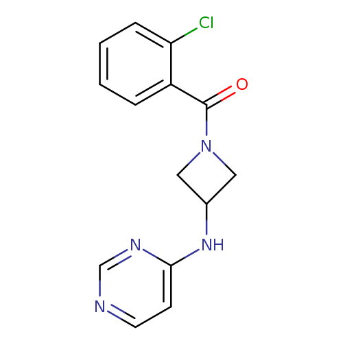 N-[1-(2-chlorobenzoyl)azetidin-3-yl]pyrimidin-4-amine