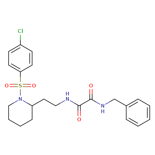 N'-benzyl-N-{2-[1-(4-chlorobenzenesulfonyl)piperidin-2-yl]ethyl}ethanediamide