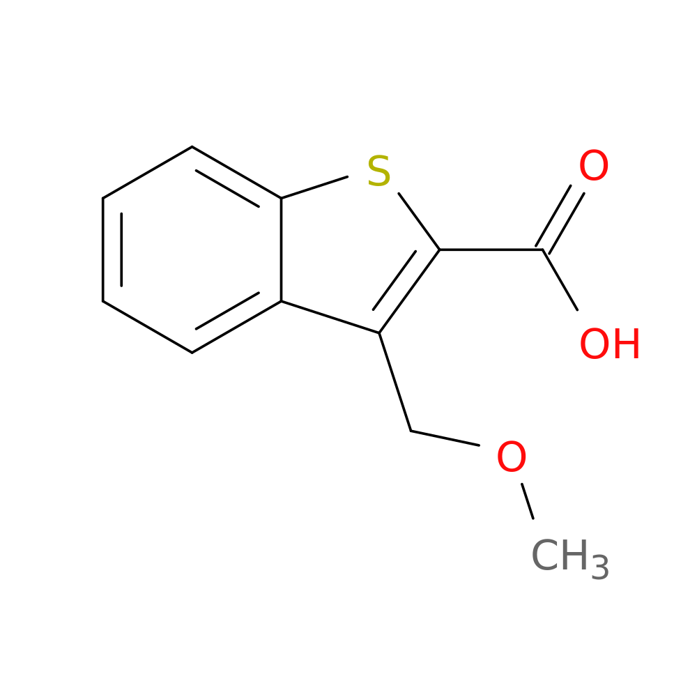 3-(methoxymethyl)-1-benzothiophene-2-carboxylic acid