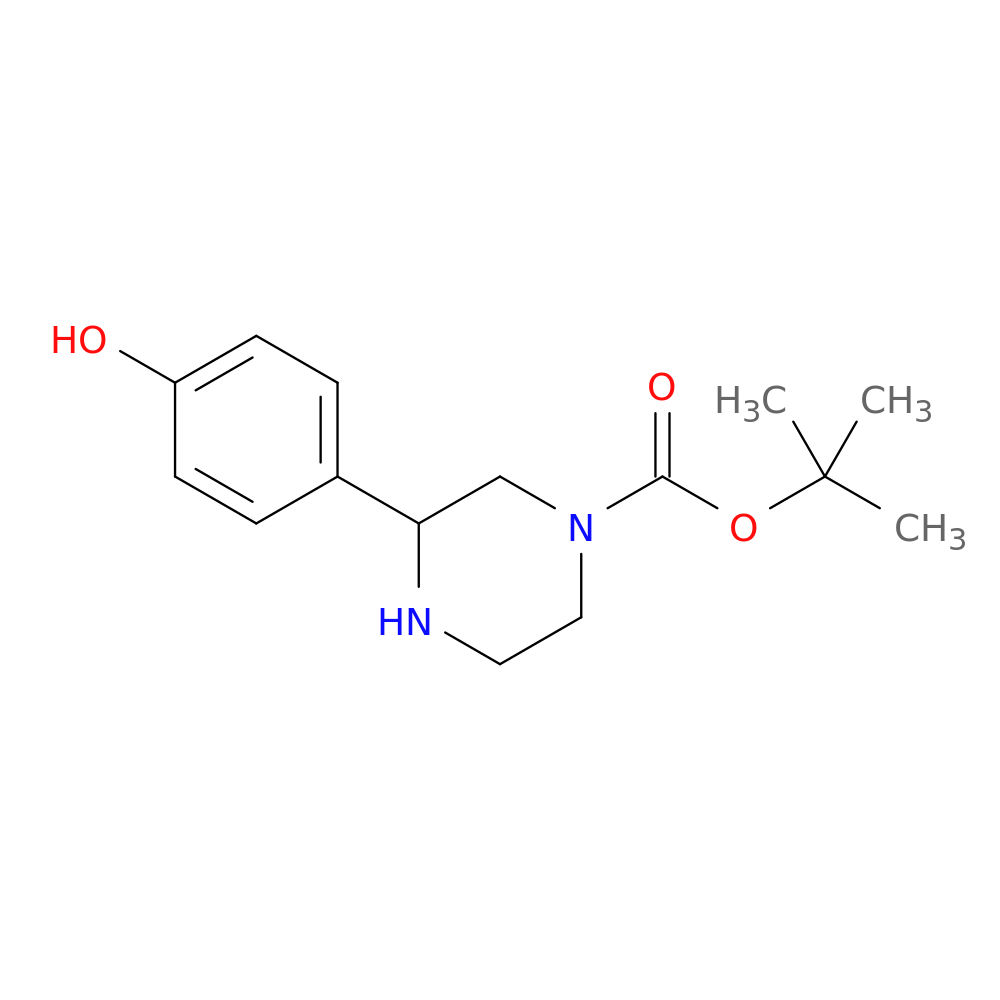 1-Boc-3-(4-Hydroxyphenyl)piperazine