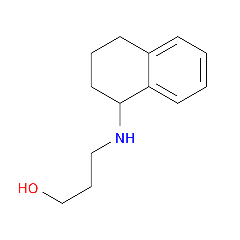 3-[(1,2,3,4-tetrahydronaphthalen-1-yl)amino]propan-1-ol