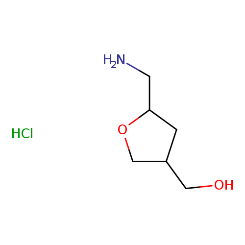 [5-(aminomethyl)oxolan-3-yl]methanolhydrochloride