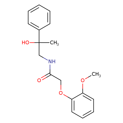 N-(2-hydroxy-2-phenylpropyl)-2-(2-methoxyphenoxy)acetamide