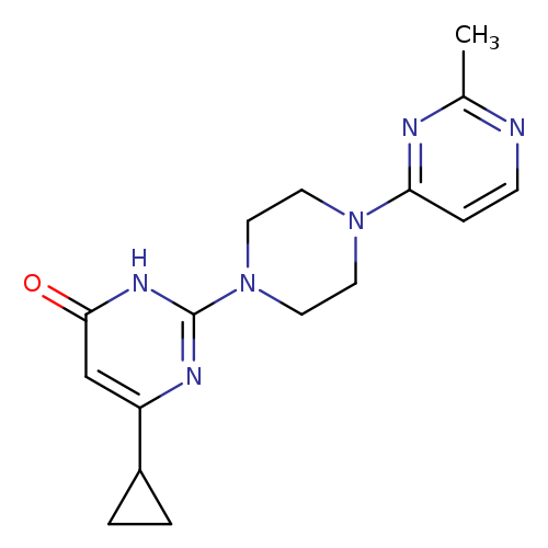 6-cyclopropyl-2-[4-(2-methylpyrimidin-4-yl)piperazin-1-yl]-3,4-dihydropyrimidin-4-one