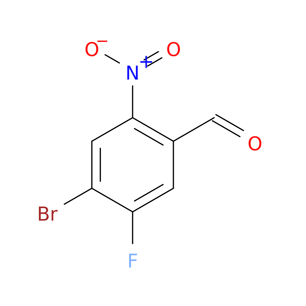 4-Bromo-5-fluoro-2-nitrobenzaldehyde