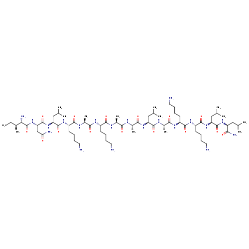 L-Isoleucyl-L-asparaginyl-L-leucyl-L-lysyl-L-alanyl-L-lysyl-L-alanyl-L-alanyl-L-leucyl-L-alanyl-L-lysyl-L-lysyl-L-leucyl-L-leucinamide