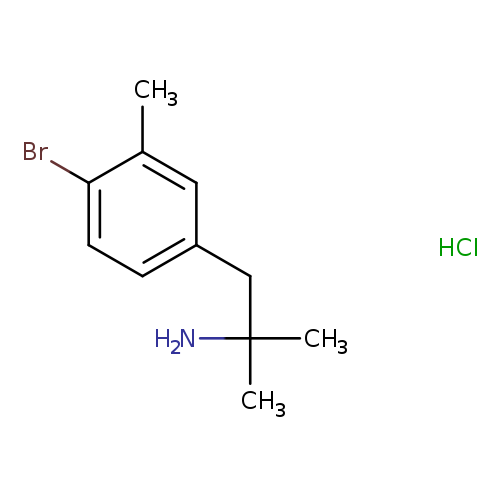 1-(4-bromo-3-methylphenyl)-2-methylpropan-2-amine hydrochloride