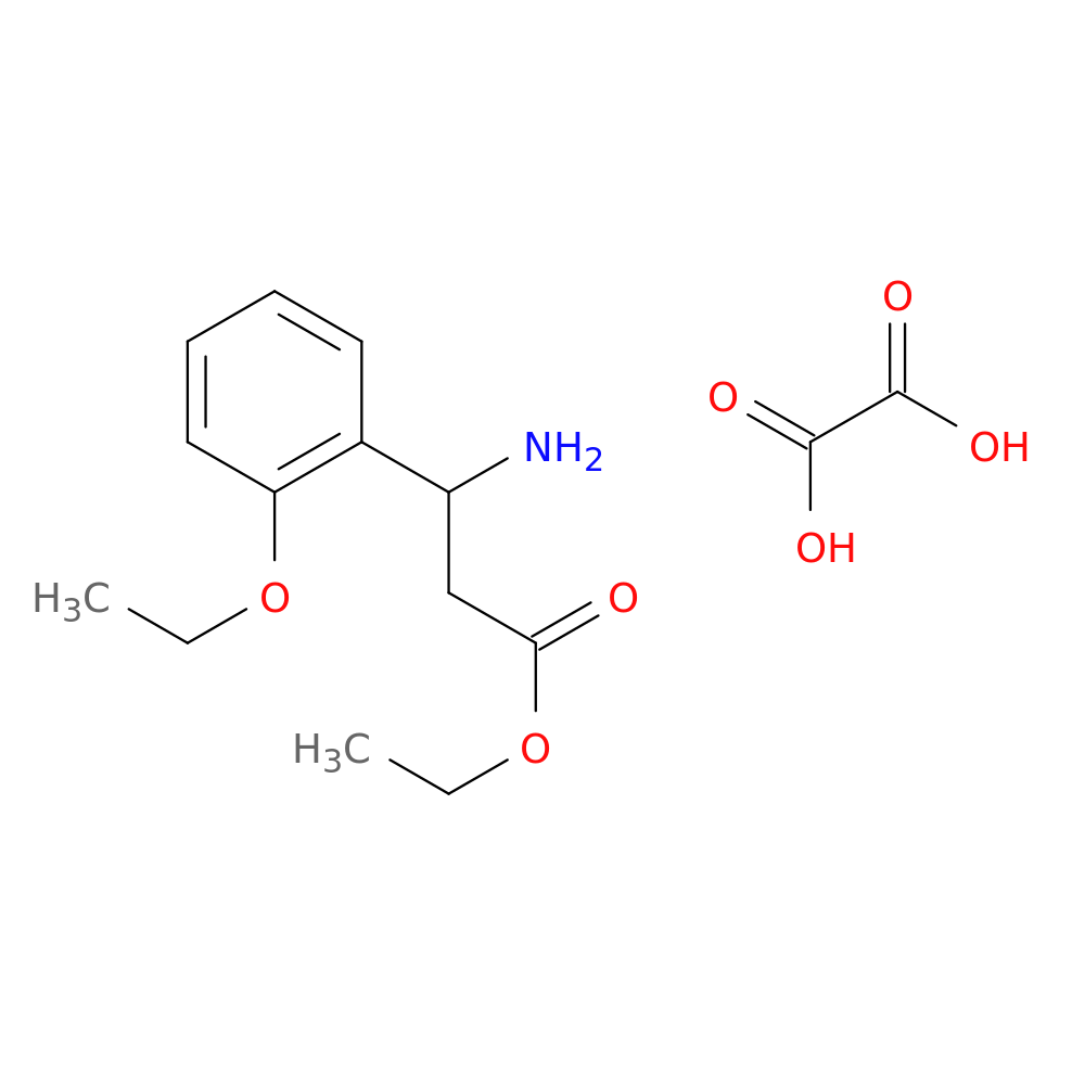 ethyl 3-amino-3-(2-ethoxyphenyl)propanoate; oxalic acid