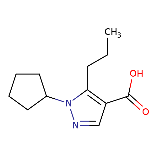 1-cyclopentyl-5-propyl-1H-pyrazole-4-carboxylic acid