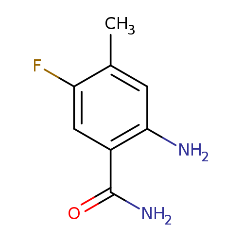 2-Amino-5-fluoro-4-methylbenzamide