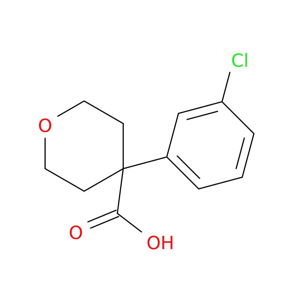 4-(3-Chlorophenyl)tetrahydro-2H-pyran-4-carboxylic acid