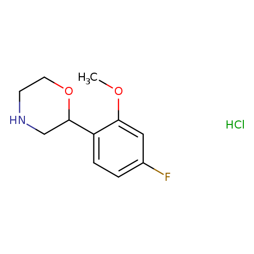 2-(4-fluoro-2-methoxyphenyl)morpholine hydrochloride