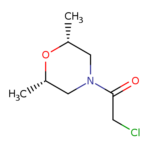 cis-4-(chloroacetyl)-2,6-dimethylmorpholine
