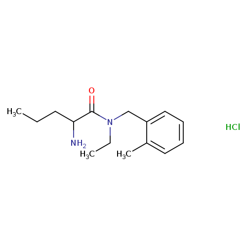 2-amino-N-ethyl-N-[(2-methylphenyl)methyl]pentanamide hydrochloride