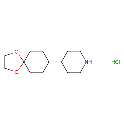 4-{1,4-dioxaspiro[4.5]decan-8-yl}piperidinehydrochloride