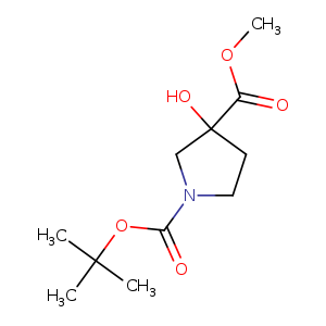 1-O-tert-butyl 3-O-methyl 3-hydroxypyrrolidine-1,3-dicarboxylate