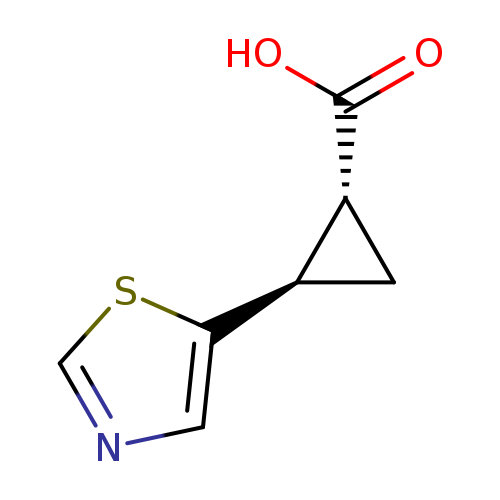 rac-(1R,2R)-2-(1,3-thiazol-5-yl)cyclopropane-1-carboxylicacid,trans