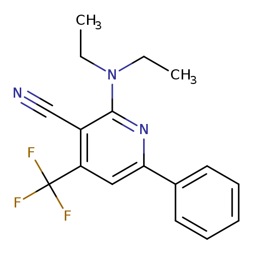 2-(Diethylamino)-6-phenyl-4-(trifluoromethyl)nicotinonitrile