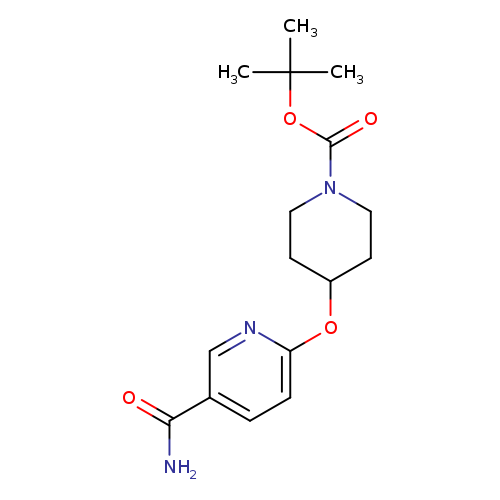tert-Butyl 4-[(5-carbamoylpyridin-2-yl)oxy]piperidine-1-carboxylate