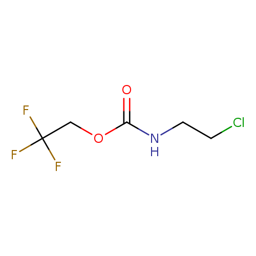 2,2,2-trifluoroethyl N-(2-chloroethyl)carbamate