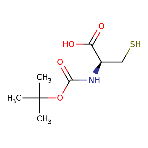 D-Cysteine, N-[(1,1-dimethylethoxy)carbonyl]-