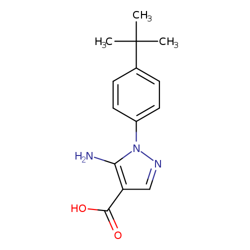 5-amino-1-(4-tert-butylphenyl)-1H-pyrazole-4-carboxylic acid