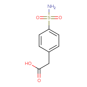 Benzeneacetic acid, 4-(aminosulfonyl)-