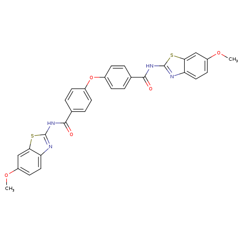 N-(6-methoxy-1,3-benzothiazol-2-yl)-4-{4-[(6-methoxy-1,3-benzothiazol-2-yl)carbamoyl]phenoxy}benzamide