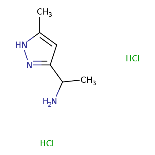 1-(5-methyl-1H-pyrazol-3-yl)ethan-1-amine dihydrochloride