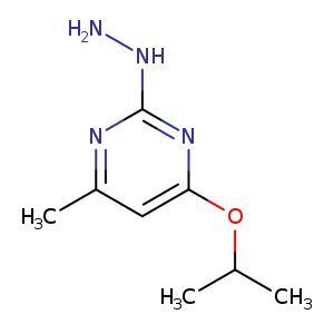 2-hydrazinyl-4-methyl-6-(propan-2-yloxy)pyrimidine