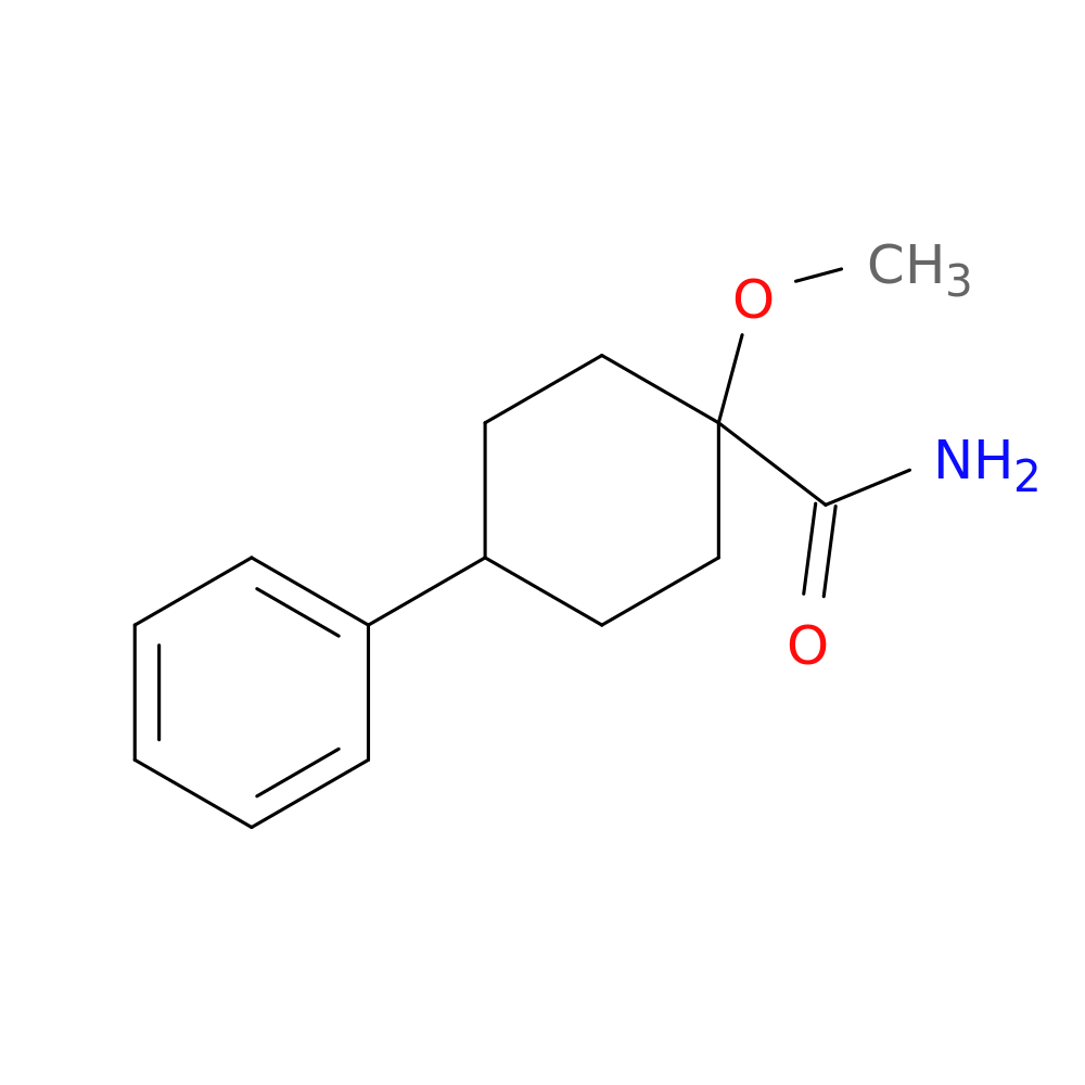 1-methoxy-4-phenylcyclohexane-1-carboxamide