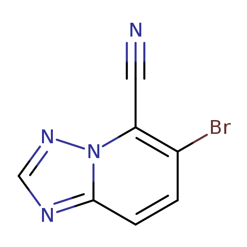 6-bromo-[1,2,4]triazolo[1,5-a]pyridine-5-carbonitrile