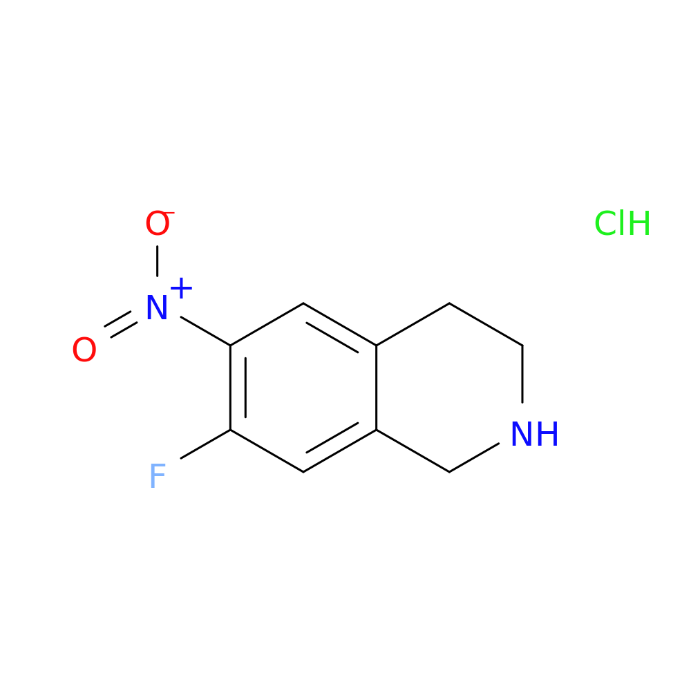 7-Fluoro-6-Nitro-1,2,3,4-Tetrahydroisoquinoline Hydrochloride