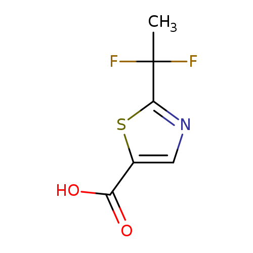 2-(1,1-difluoroethyl)-1,3-thiazole-5-carboxylicacid