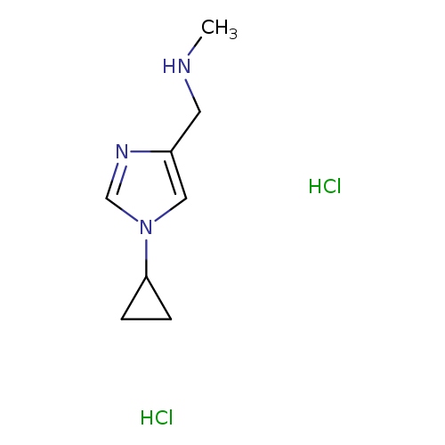 [(1-cyclopropyl-1H-imidazol-4-yl)methyl](methyl)amine dihydrochloride
