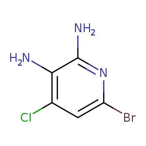 6-Bromo-4-chloropyridine-2,3-diamine