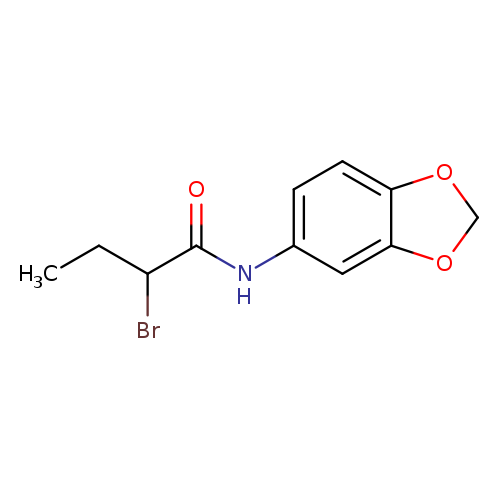 N-1,3-Benzodioxol-5-yl-2-bromobutanamide