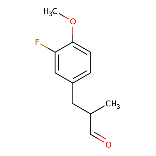 3-(3-fluoro-4-methoxyphenyl)-2-methylpropanal