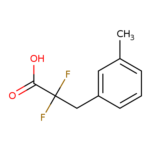 2,2-difluoro-3-(3-methylphenyl)propanoic acid