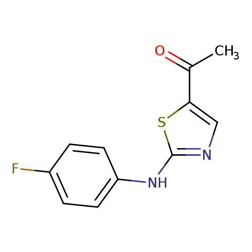 1-(2-((4-Fluorophenyl)amino)thiazol-5-yl)ethanone