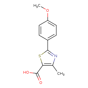 2-(4-Methoxyphenyl)-4-Methyl-1,3-Thiazole-5-Carboxylic Acid