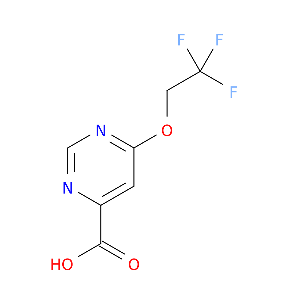 6-(2,2,2-Trifluoroethoxy)pyrimidine-4-carboxylic acid