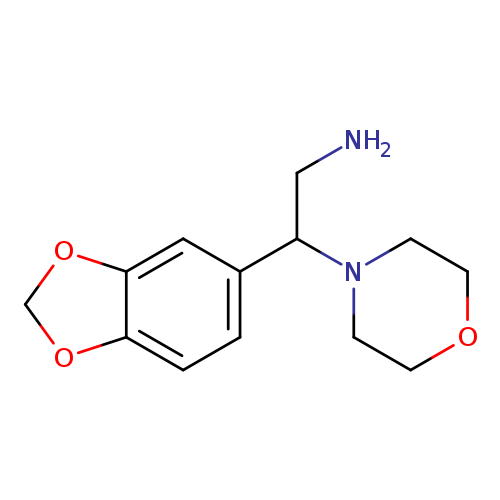 "2-(2H-1,3-benzodioxol-5-yl)-2-(morpholin-4-yl)ethan-1-amine"
