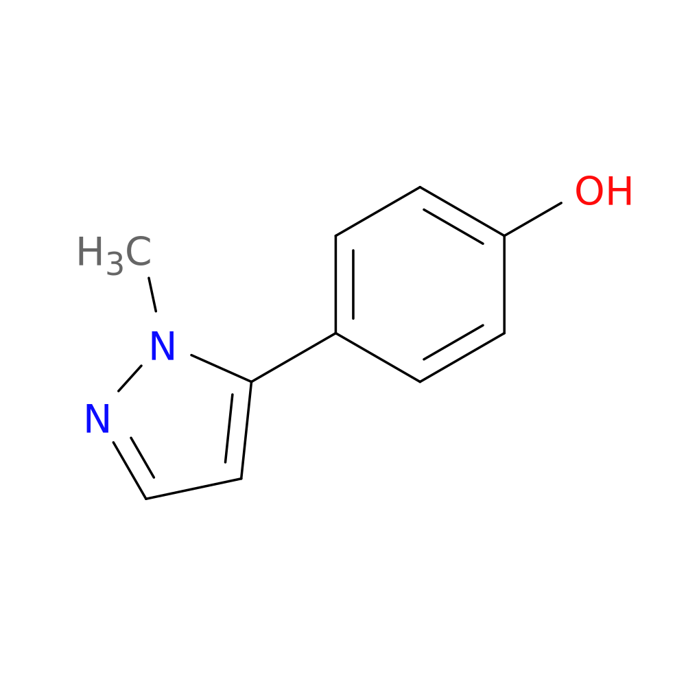 4-(1-Methyl-1h-pyrazol-5-yl)phenol